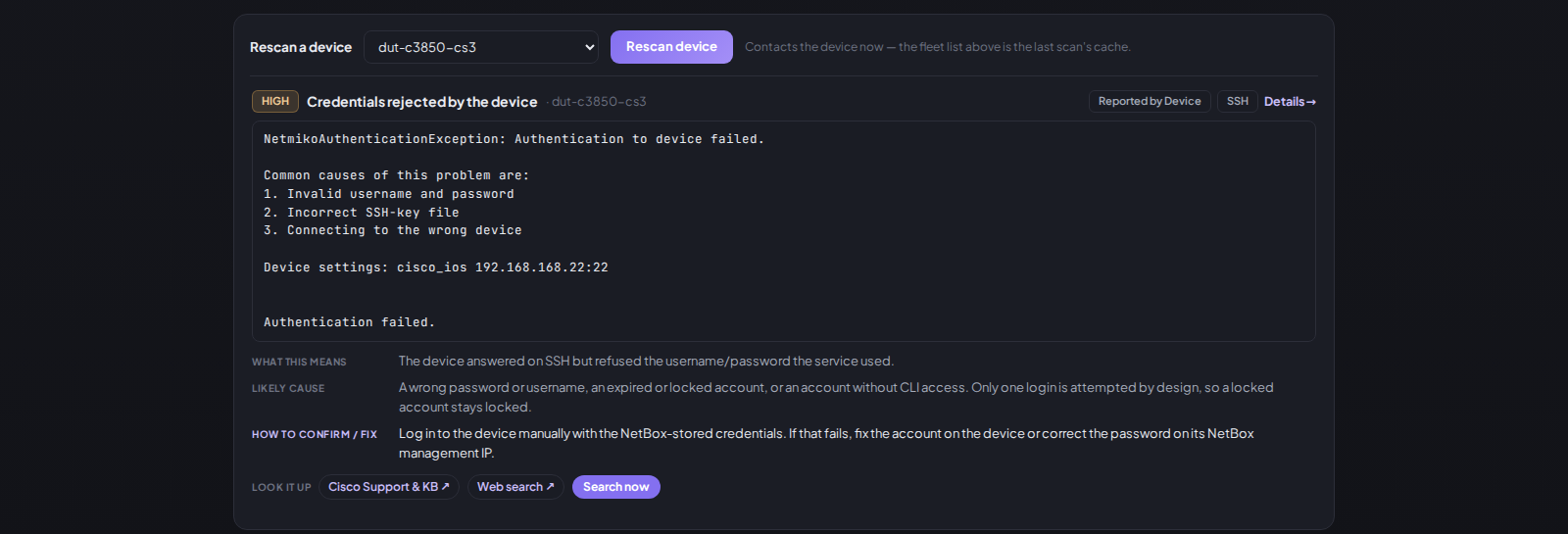 NodaliQ Errors